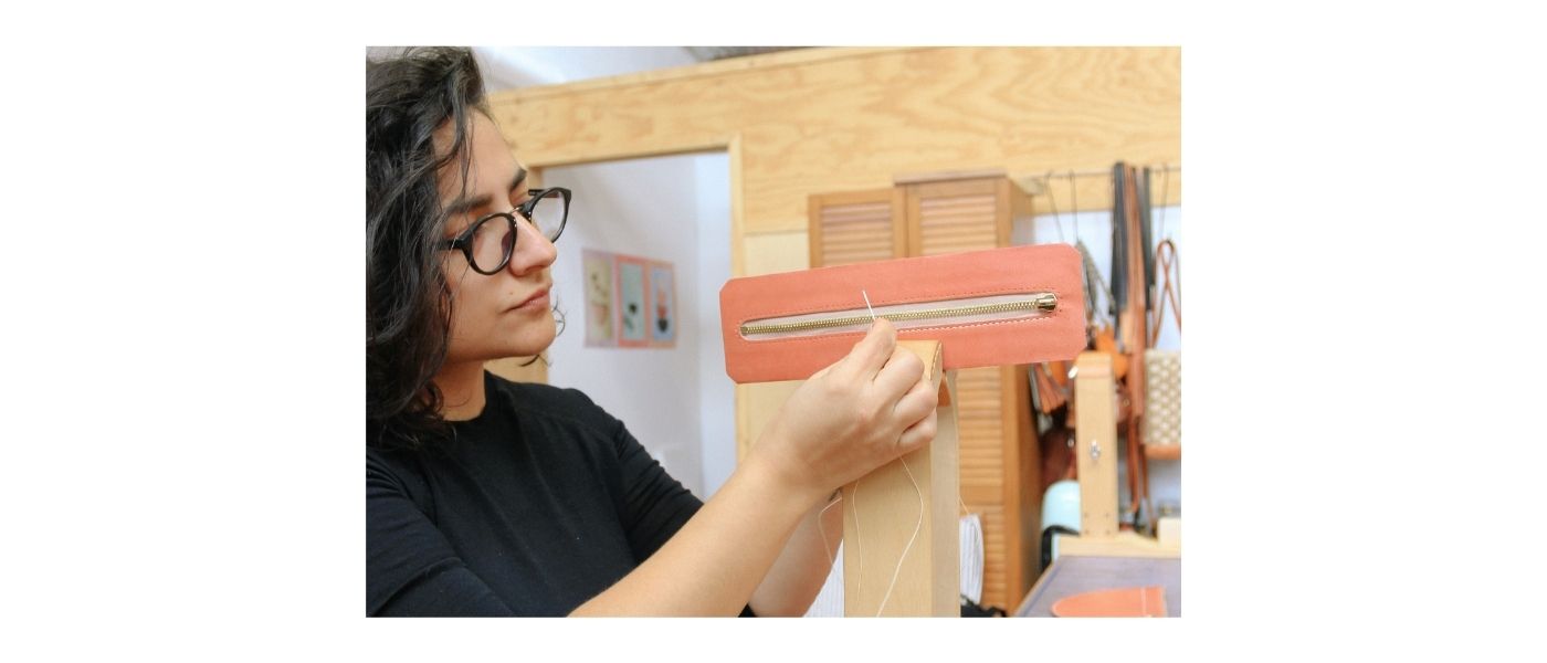Bag making and ethical production with Simétrie founder, Simone Agius.