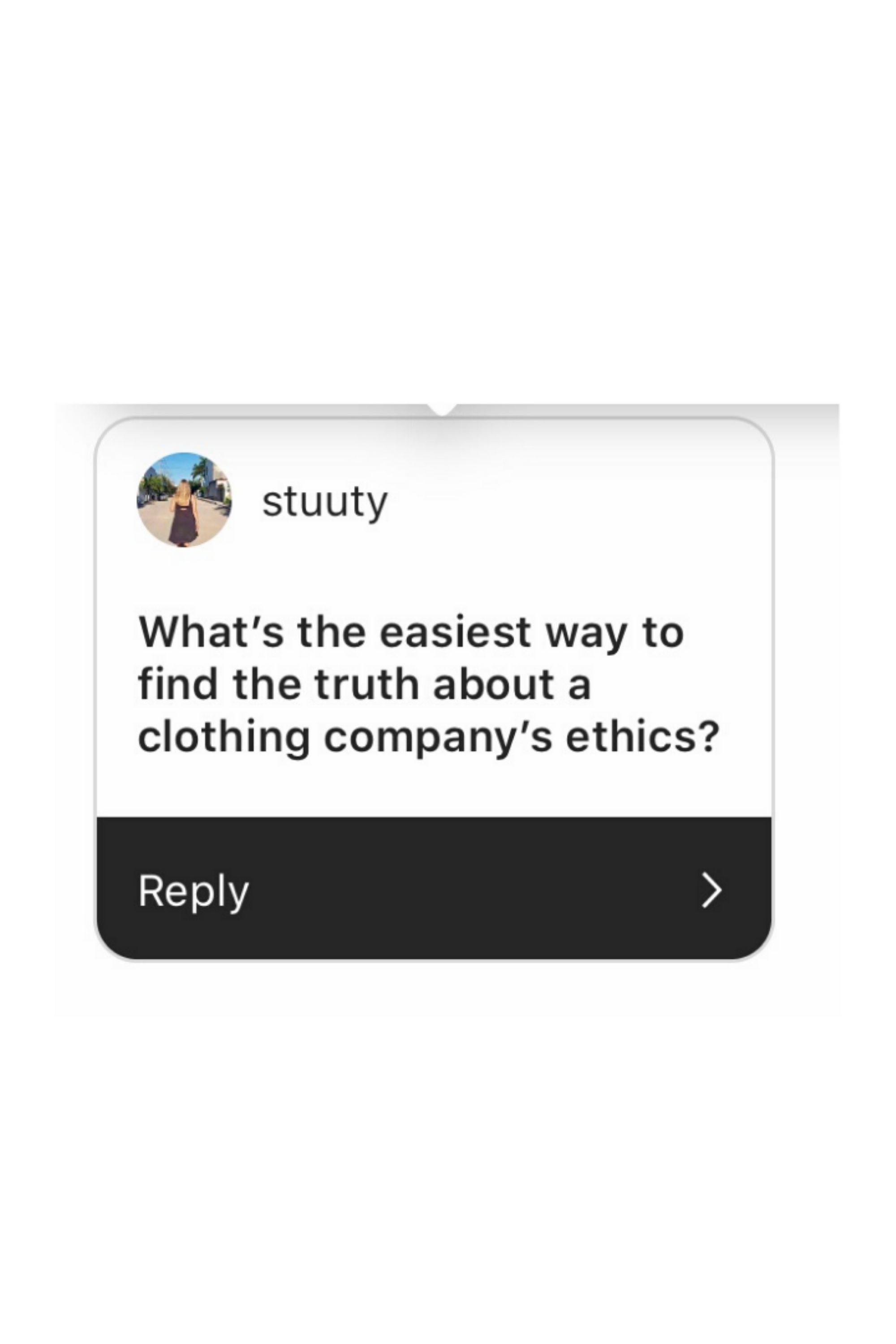 How do you know if a clothing company is ethical?