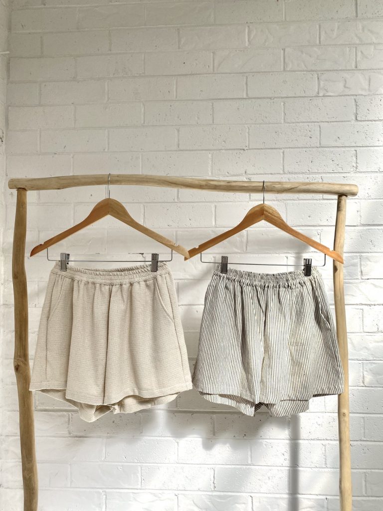 One Fable Textured Beau Shorts