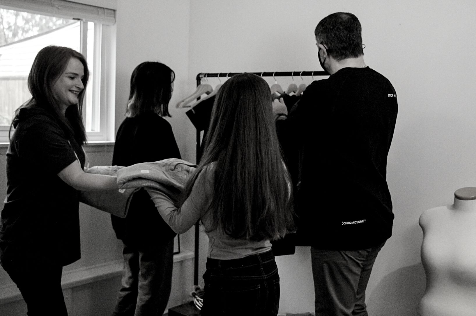 Meet Juliet Henderson-Rahbar, founder of inclusive ethical fashion label Chromosome Apparel.