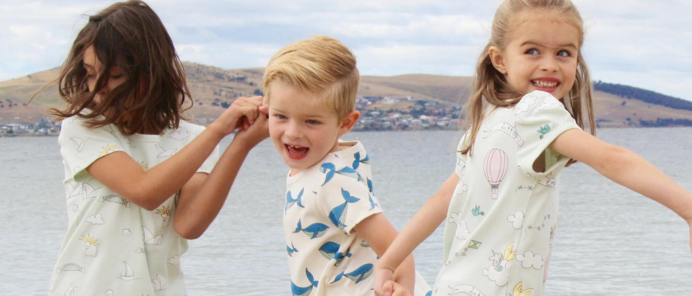 Ethical and sustainable children’s clothing brands in Australia and beyond.